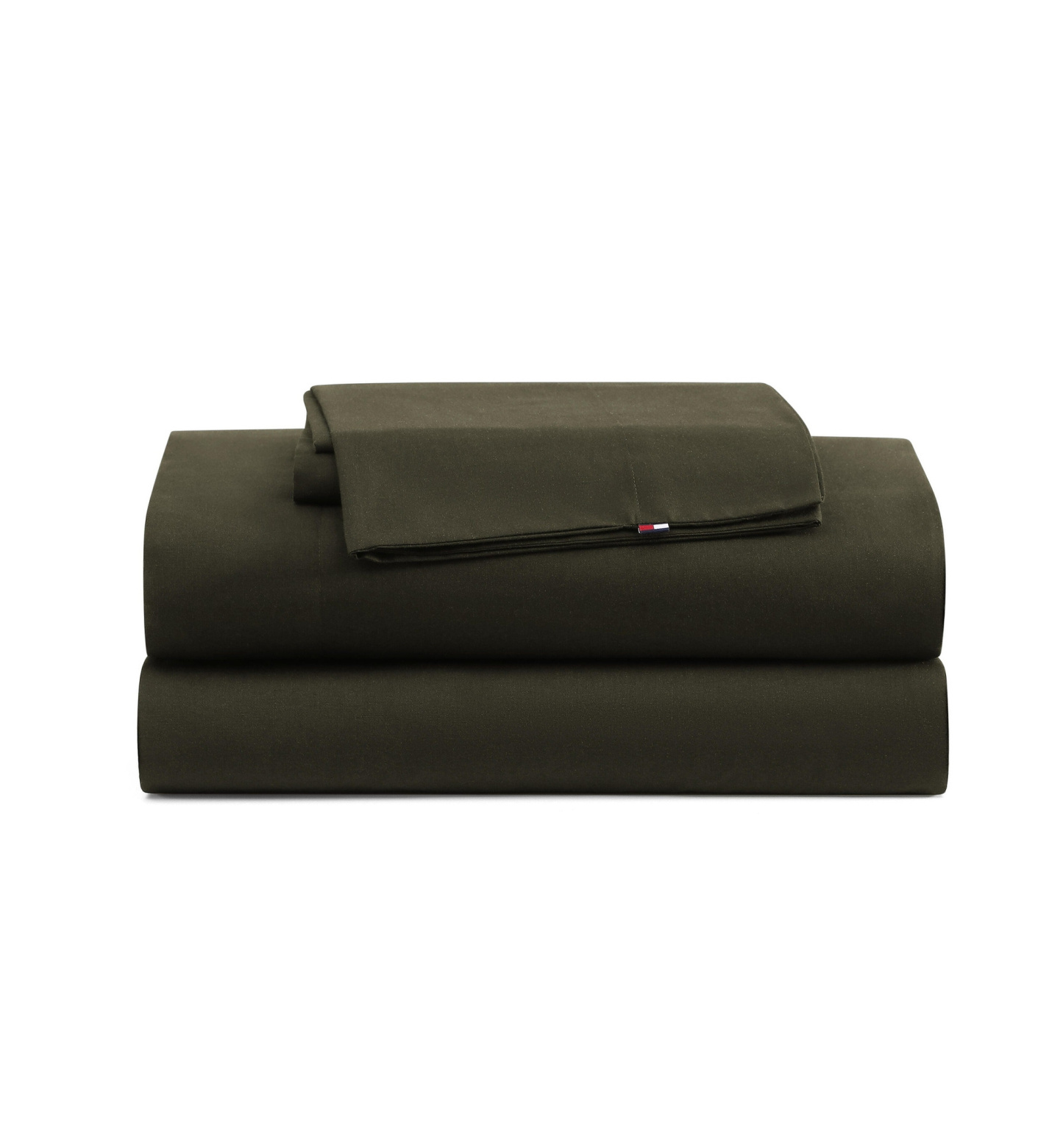 Tommy Hilfiger Solid 200-Thread Count Cotton Percale Sheet Set - Green