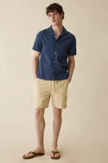 The Critical Slide Society All Day Corduroy Short - Ecru