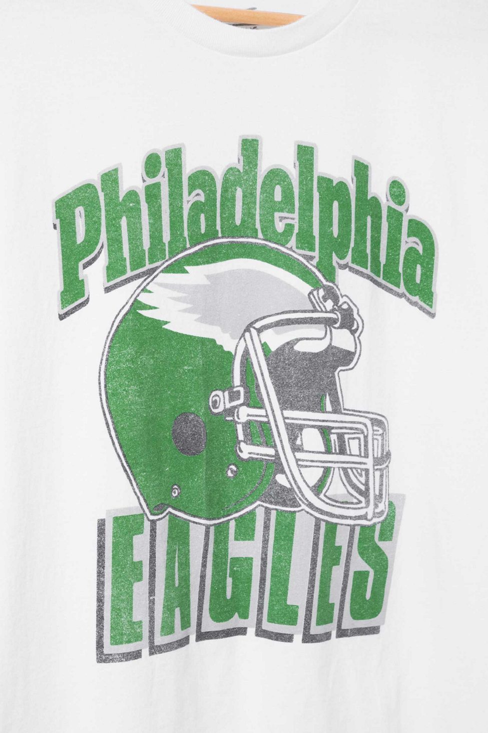 Junk Food NFL Throwback Helmet Flea Market Tee - Philadelphia Eagles