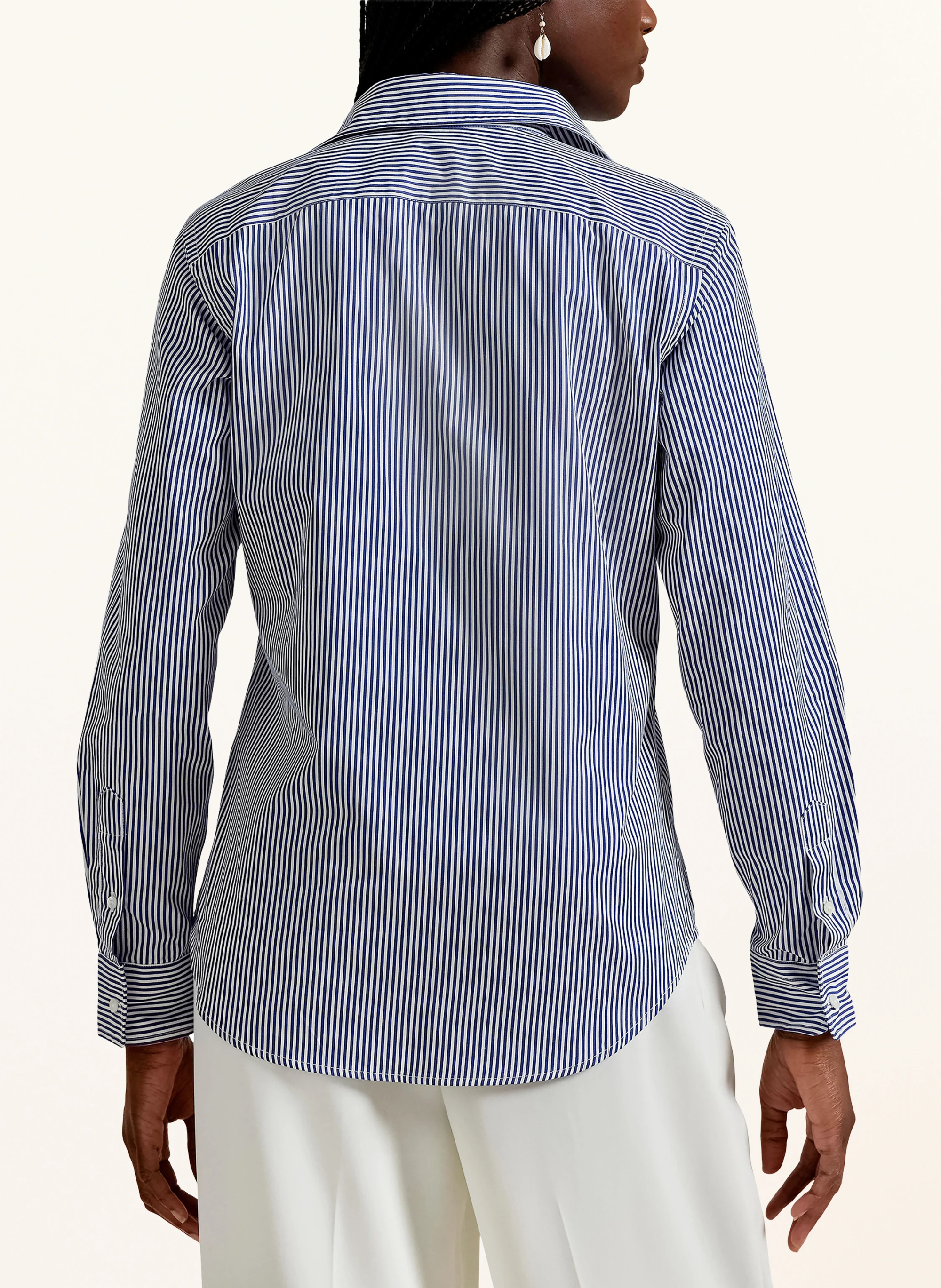 POLO RALPH LAUREN Hemdbluse – DUNKELBLAU / WEISS