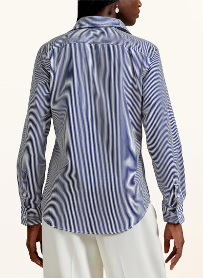 POLO RALPH LAUREN Hemdbluse – DUNKELBLAU / WEISS