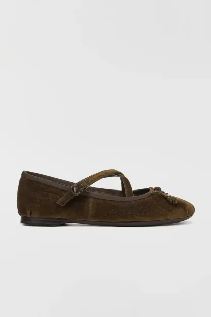 Circus NY By Sam Edelman Zuri Ballet Flats - Olivewood