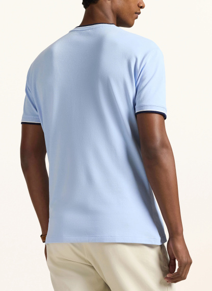 POLO RALPH LAUREN T-Shirt – HELLBLAU / DUNKELBLAU / WEISS