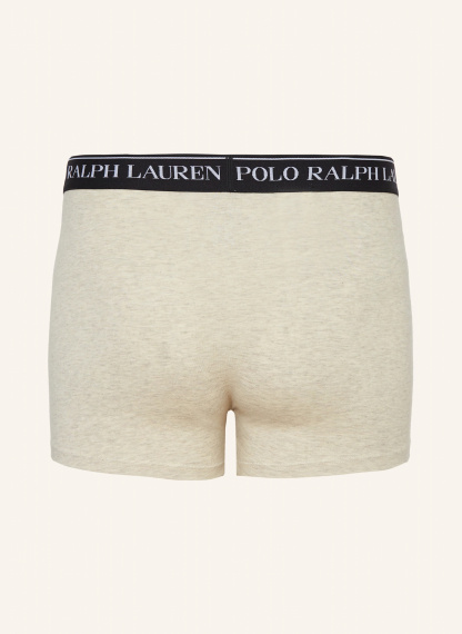 POLO RALPH LAUREN 3er-Pack Boxershorts – SCHWARZ / CREME / HELLBRAUN