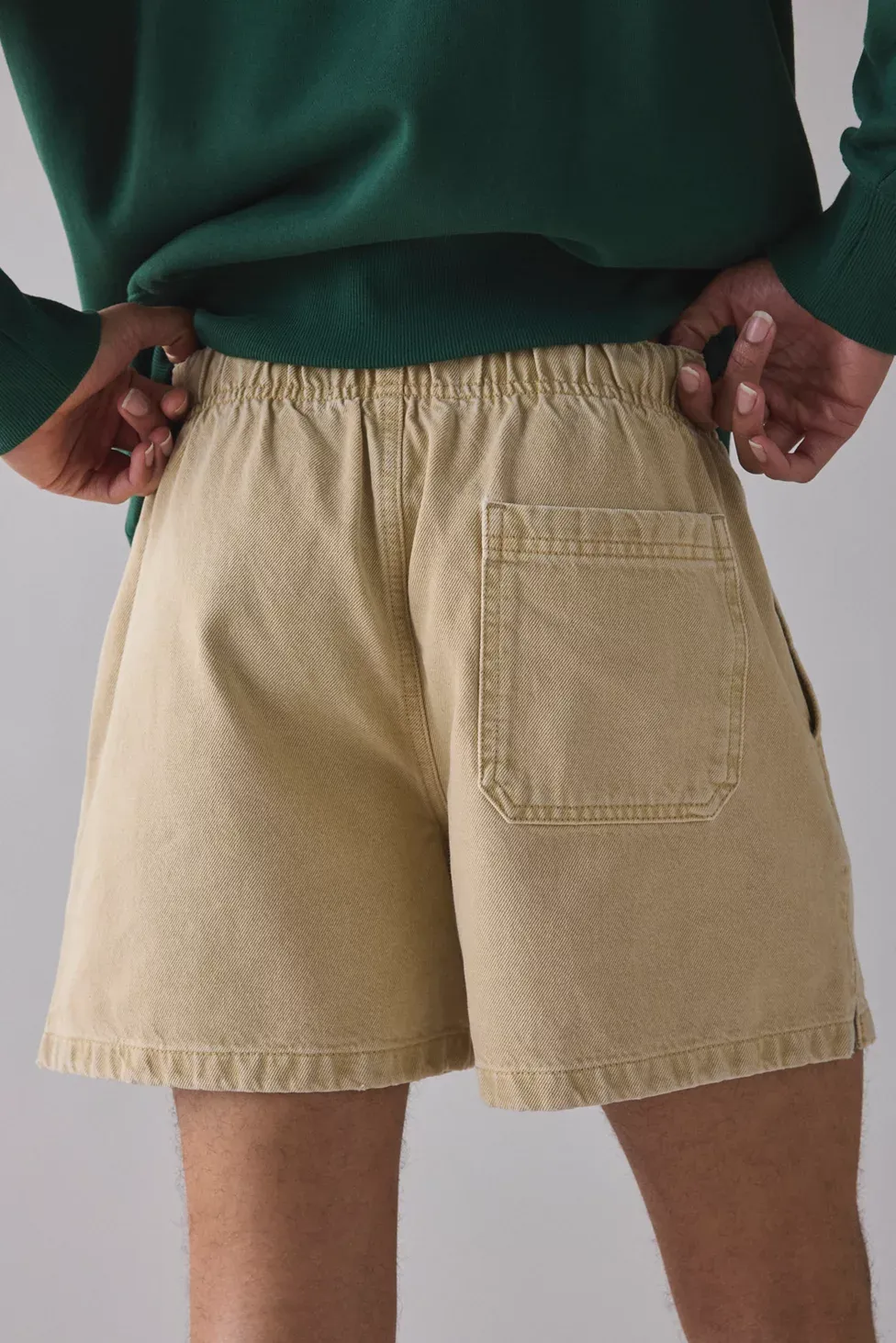 BDG Denim Volley Shorts - Tan Dischargable