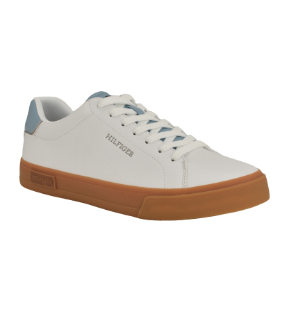 Tommy Hilfiger Men's Rawly Fashion Athletic Sneakers - White/Light Blue/Gum
