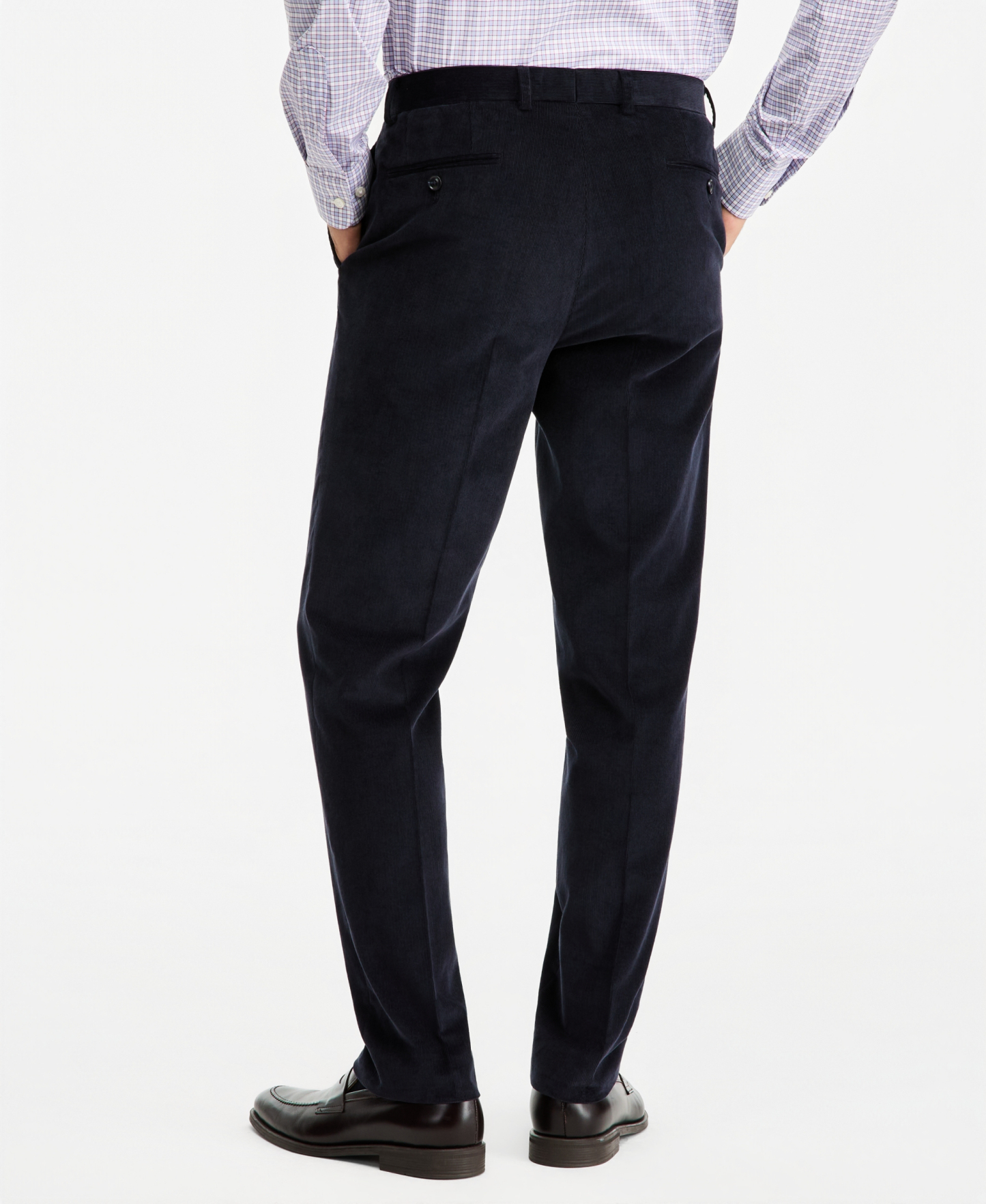 Tommy Hilfiger Men's Modern-Fit Solid Corduroy Pants - Navy