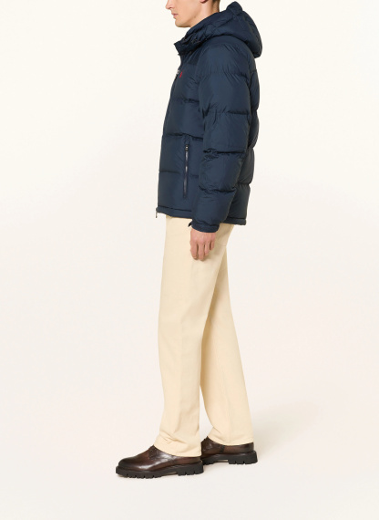 POLO RALPH LAUREN Daunenjacke GORHAM mit abnehmbarer Kapuze – DUNKELBLAU