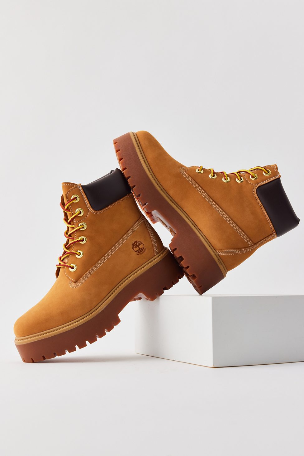 Timberland Women's Stone Street 6-Inch Platform Waterproof Boots - Wheat