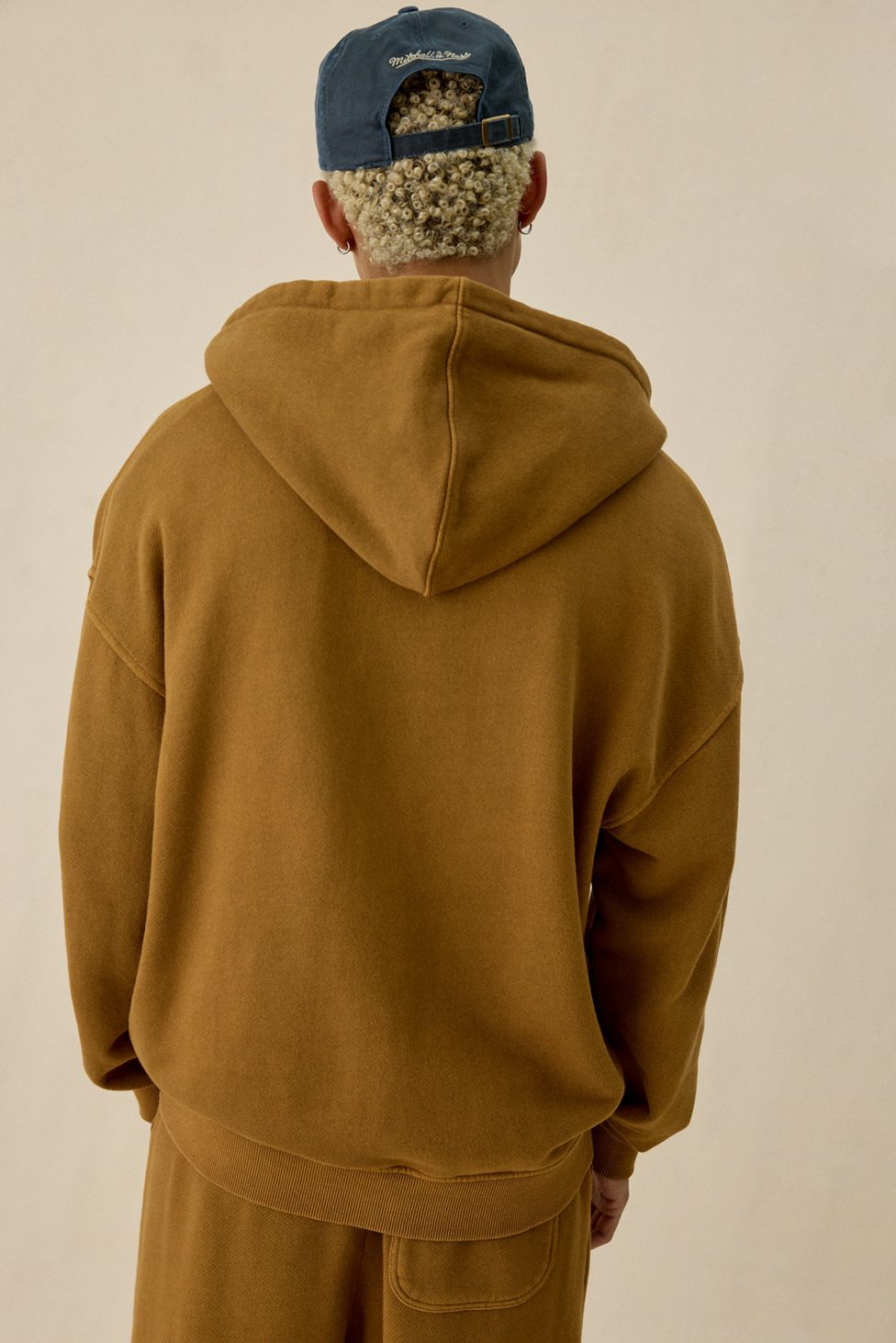 Standard Cloth Pregame Zip-Up Hoodie Sweatshirt - Light Brown