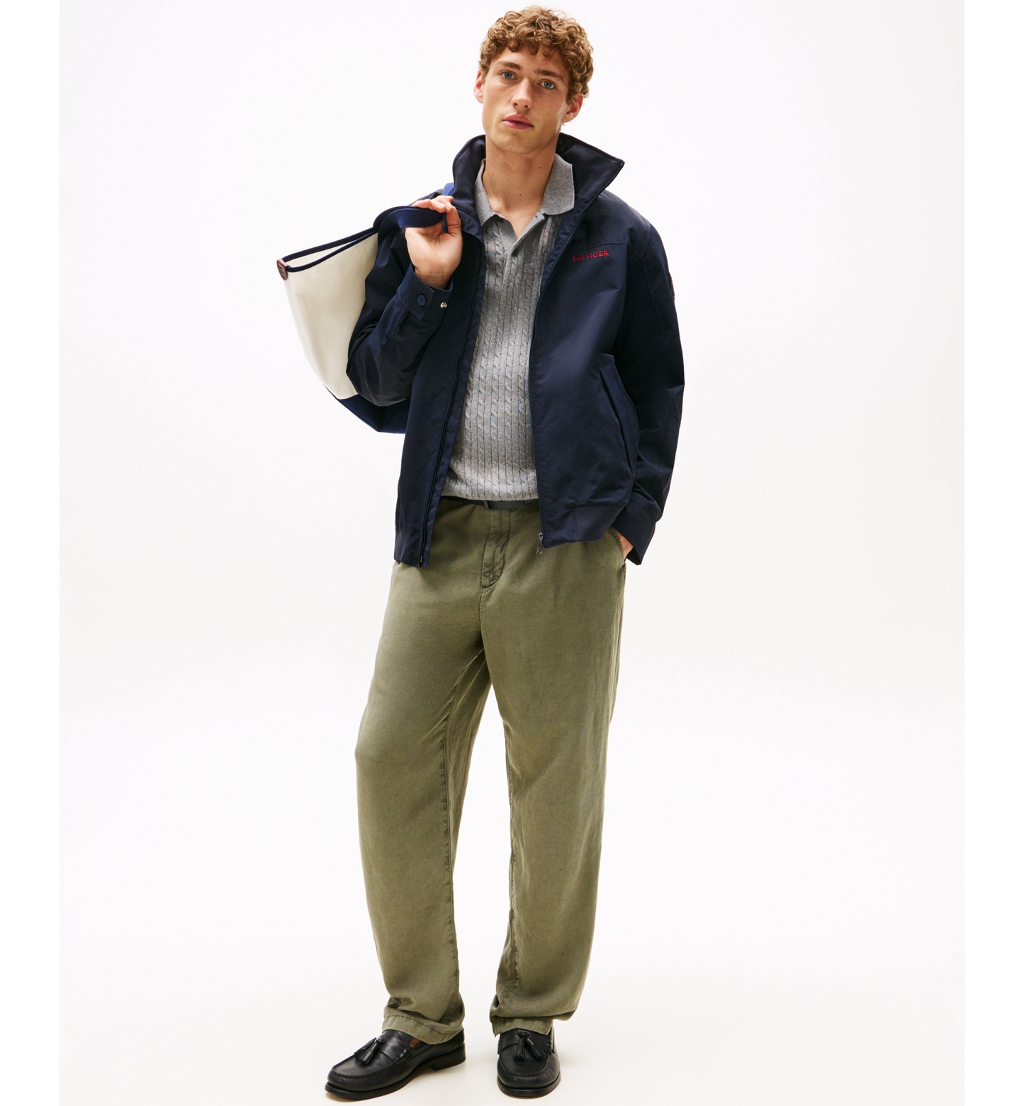 Tommy Hilfiger Men's Regatta Water Resistant Jacket - Desert Sky