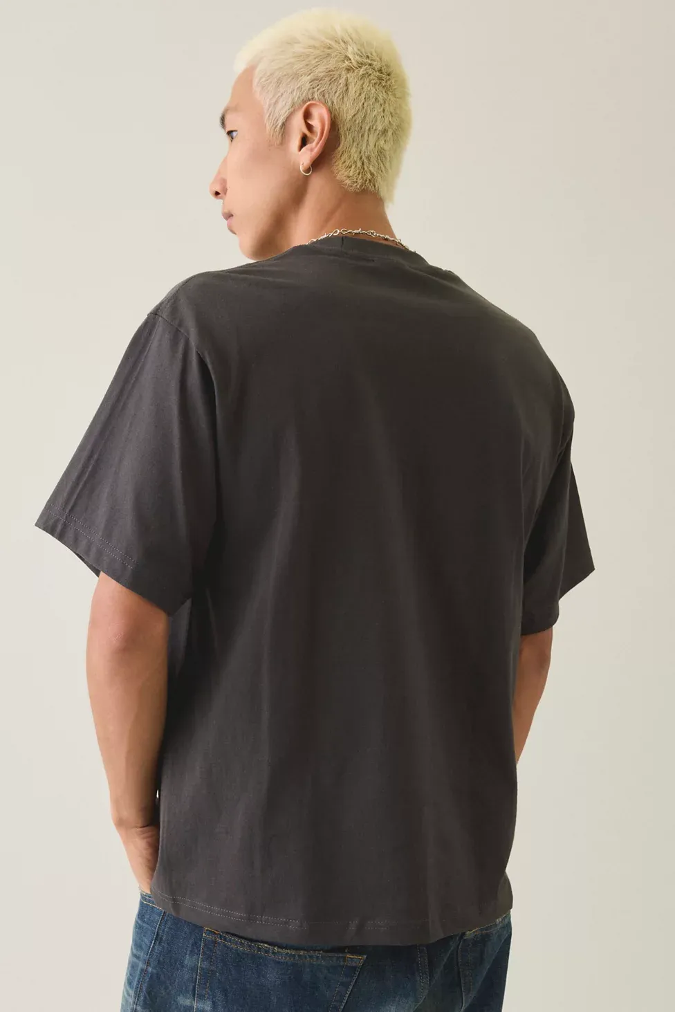 Shaka Wear 7.5oz Heavyweight Cropped Tee - Charcoal