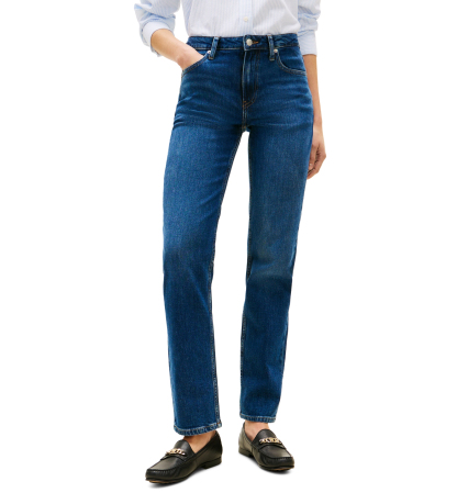 Tommy Hilfiger Women's Classic Straight Jeans - Nos Dark Blue