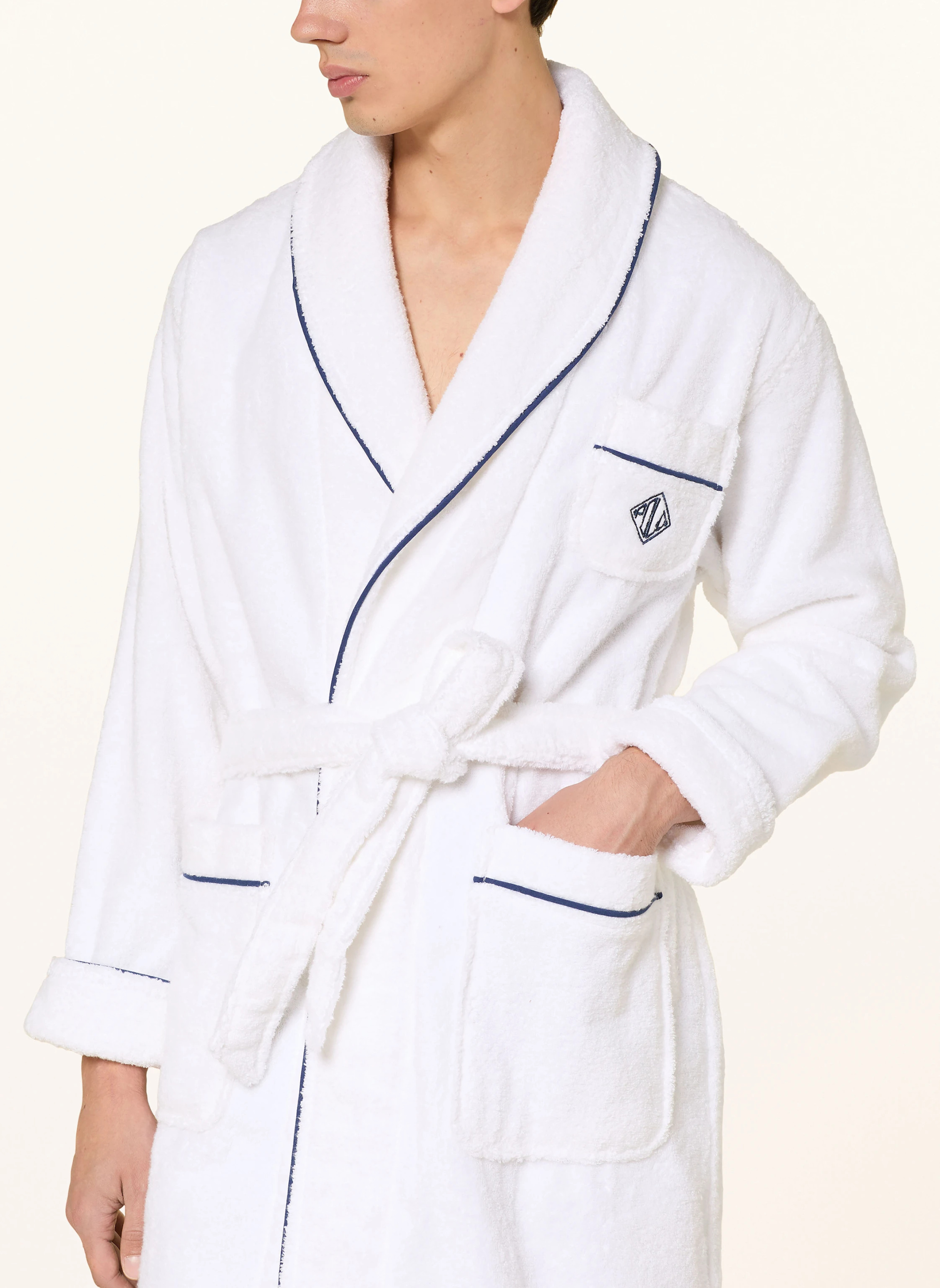 POLO RALPH LAUREN Unisex-Bademantel – WEISS