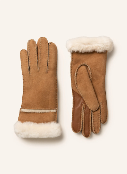 UGG Lederhandschuhe – HELLBRAUN