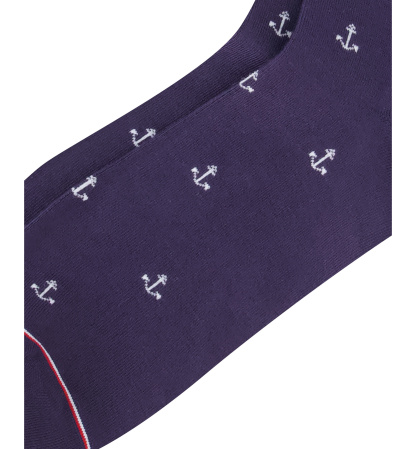 Tommy Hilfiger Men's Dress Crew Socks, 4-Pack - Nay Assorted