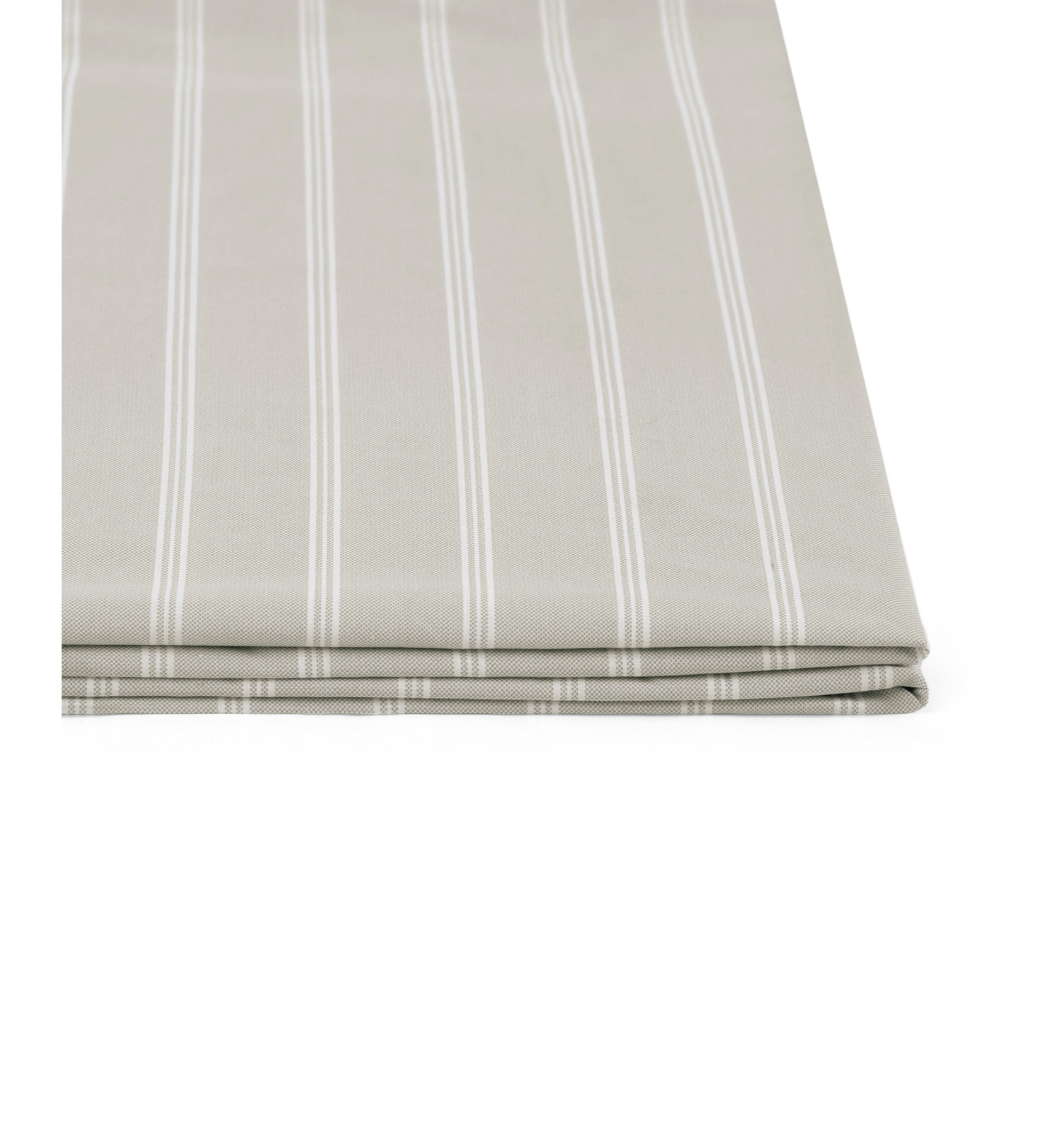 Tommy Hilfiger Printed 200-Thread Count Cotton Percale Sheet Set - Effortless Stripe Beige