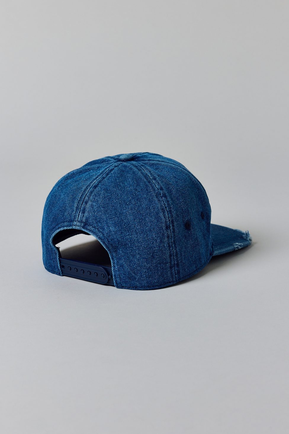 All Stars Distressed Denim Snapback Hat - Indigo