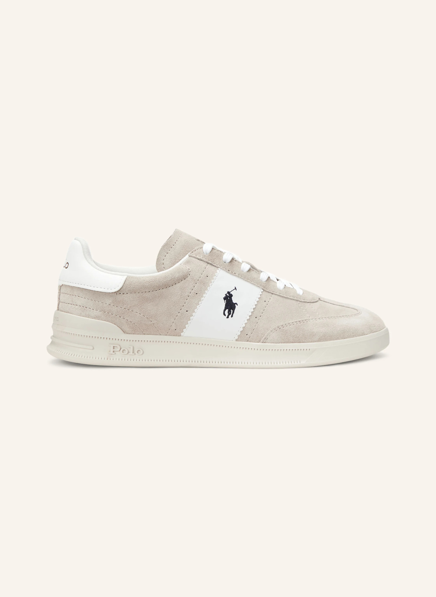 POLO RALPH LAUREN Sneaker – BEIGE / WEISS