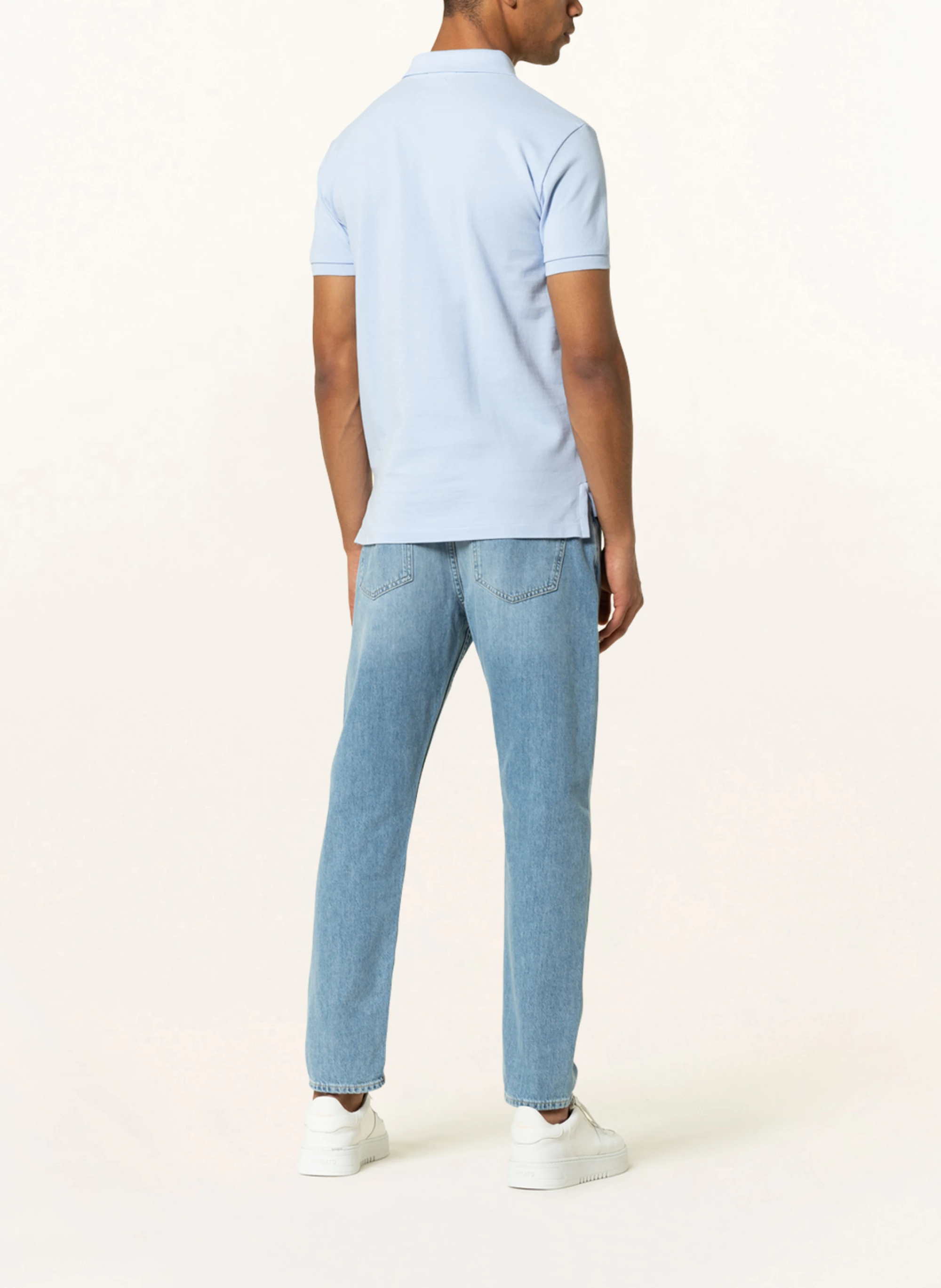 POLO RALPH LAUREN Piqué-Poloshirt Slim Fit – HELLBLAU