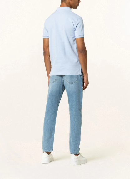 POLO RALPH LAUREN Piqué-Poloshirt Slim Fit – HELLBLAU