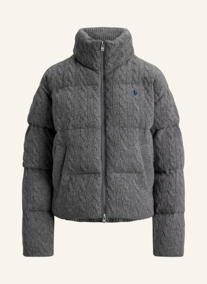 POLO RALPH LAUREN Steppjacke – GRAU / DUNKELBLAU