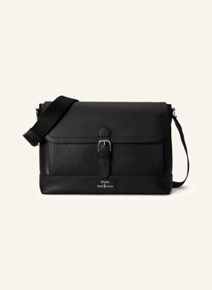 POLO RALPH LAUREN Umhängetasche – SCHWARZ / SILBER