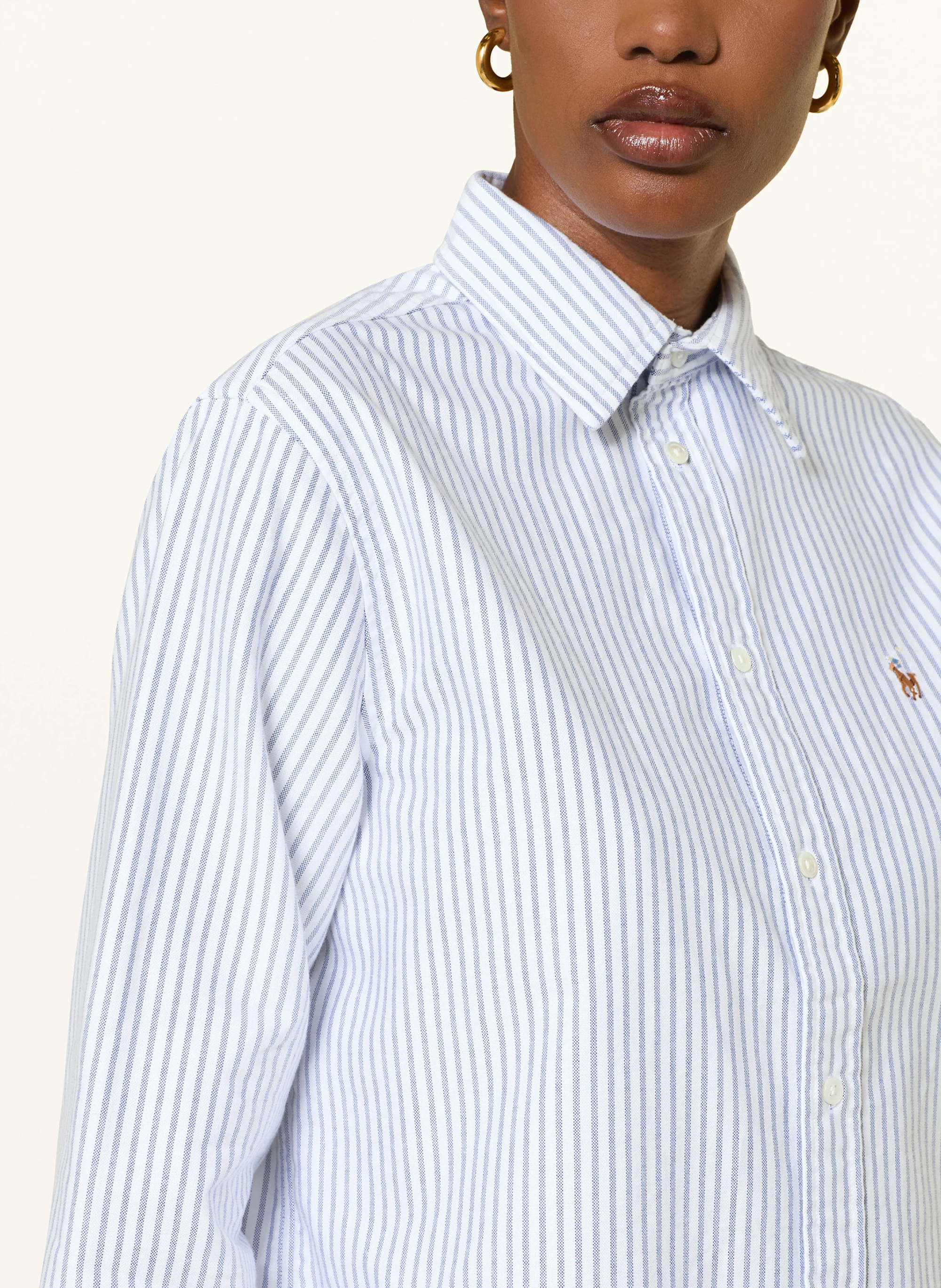 POLO RALPH LAUREN Hemdbluse – WEISS / BLAU