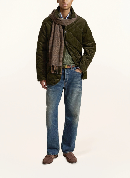 POLO RALPH LAUREN Steppjacke aus Cord – OLIV