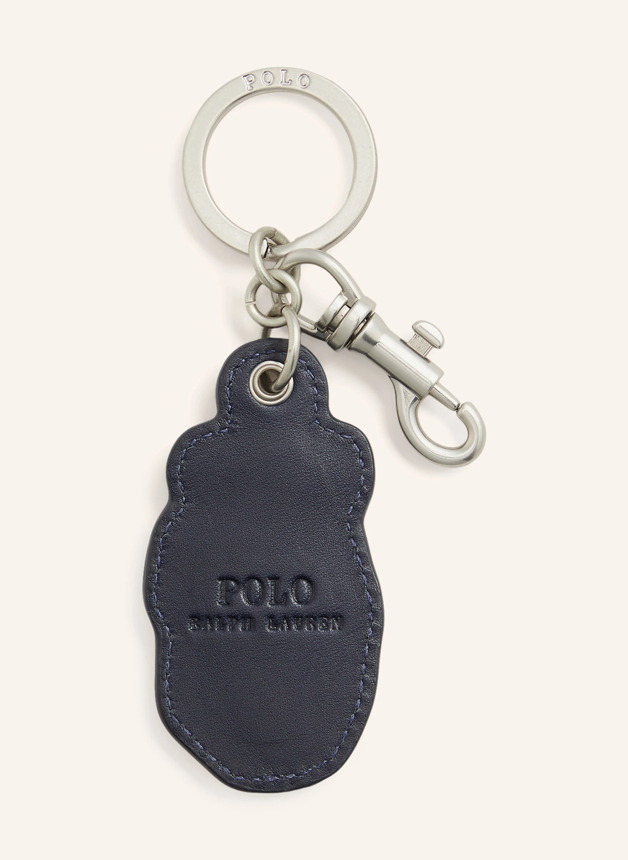 POLO RALPH LAUREN Schlüsselanhänger – DUNKELBLAU / SILBER