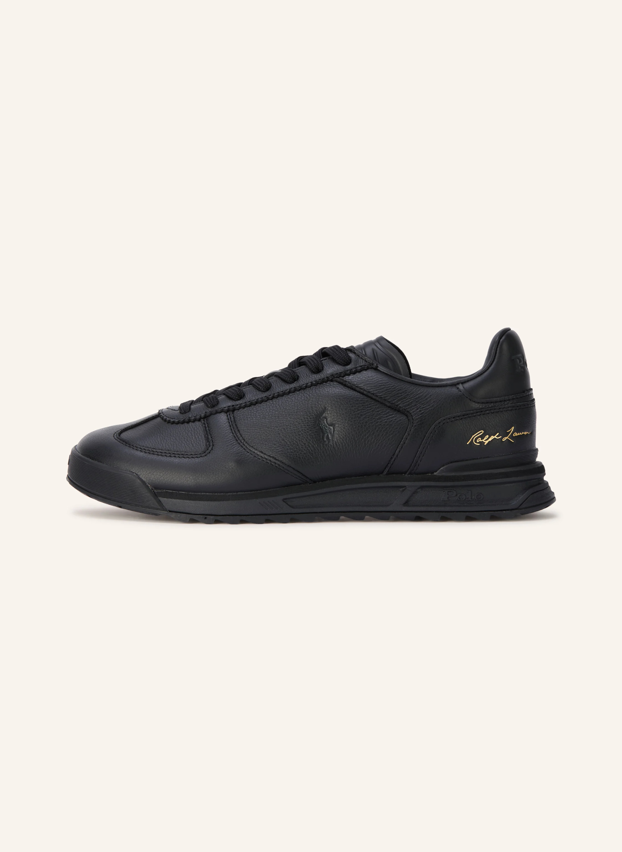 POLO RALPH LAUREN Sneaker VARICK – SCHWARZ / GOLD