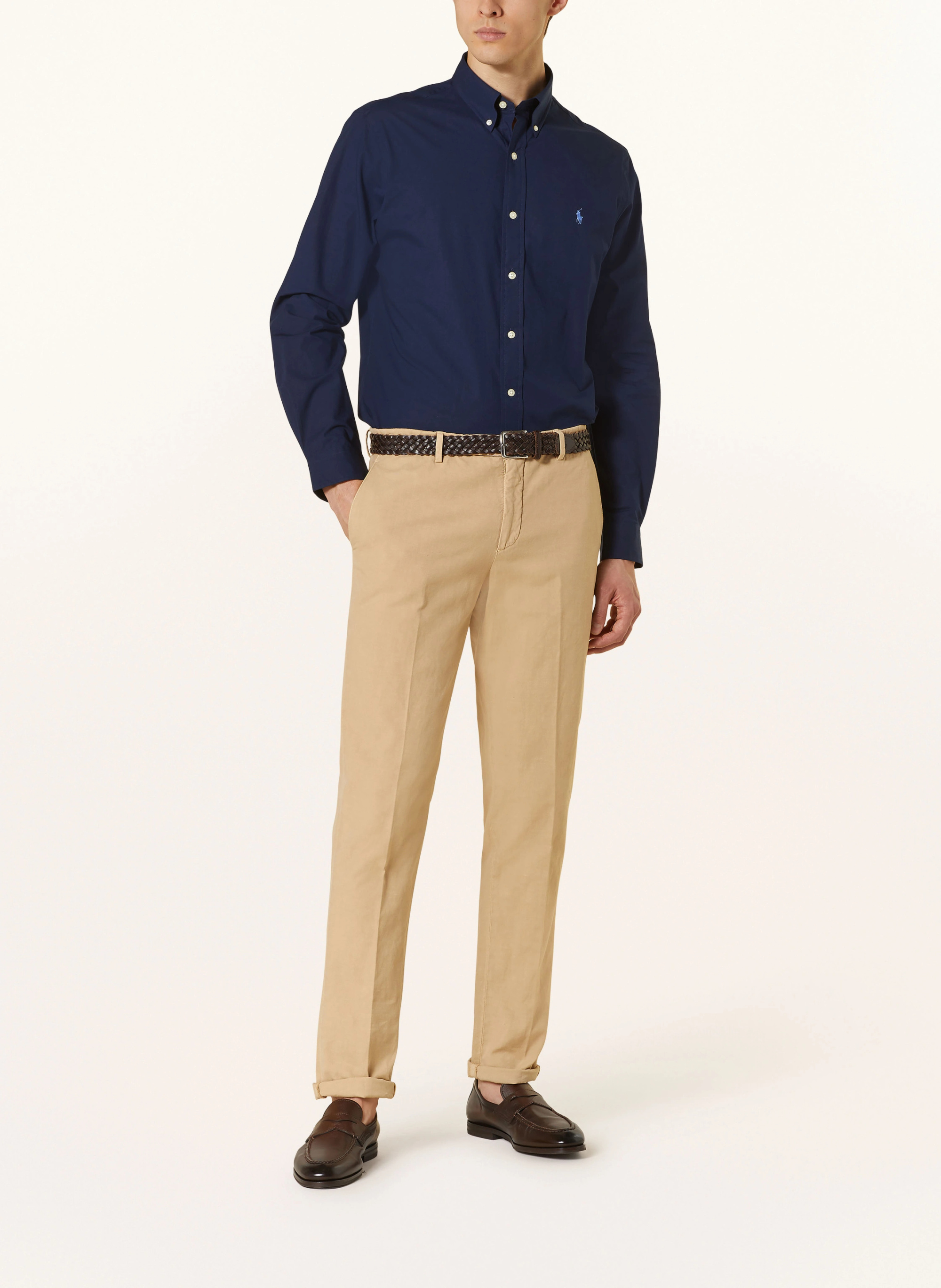 POLO RALPH LAUREN Hemd Custom Fit – DUNKELBLAU