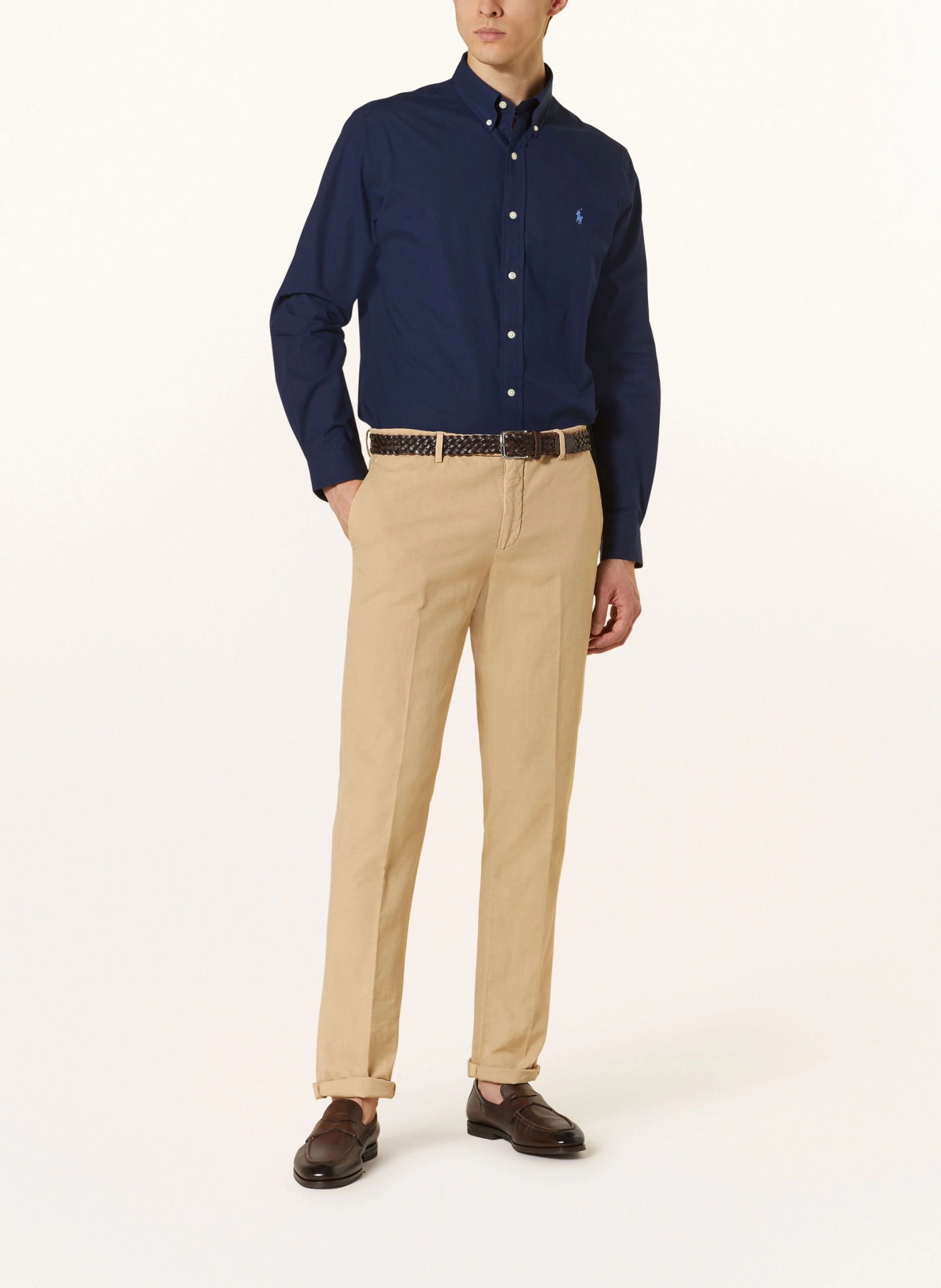 POLO RALPH LAUREN Hemd Custom Fit – DUNKELBLAU