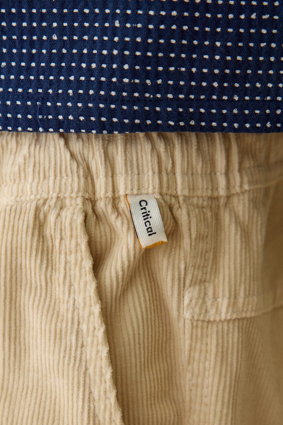 The Critical Slide Society All Day Corduroy Short - Ecru