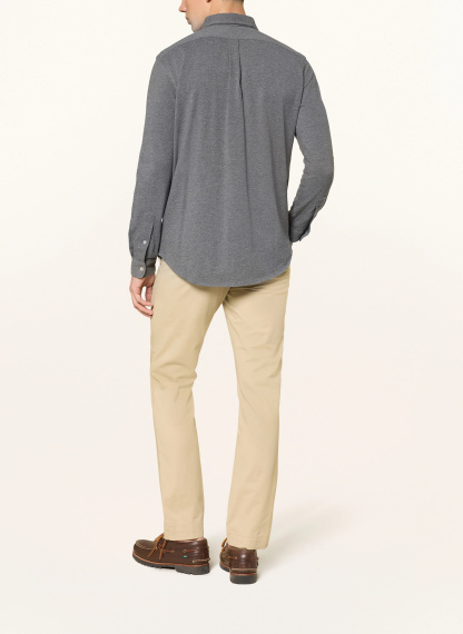 POLO RALPH LAUREN Piqué-Hemd Custom Fit – DUNKELGRAU