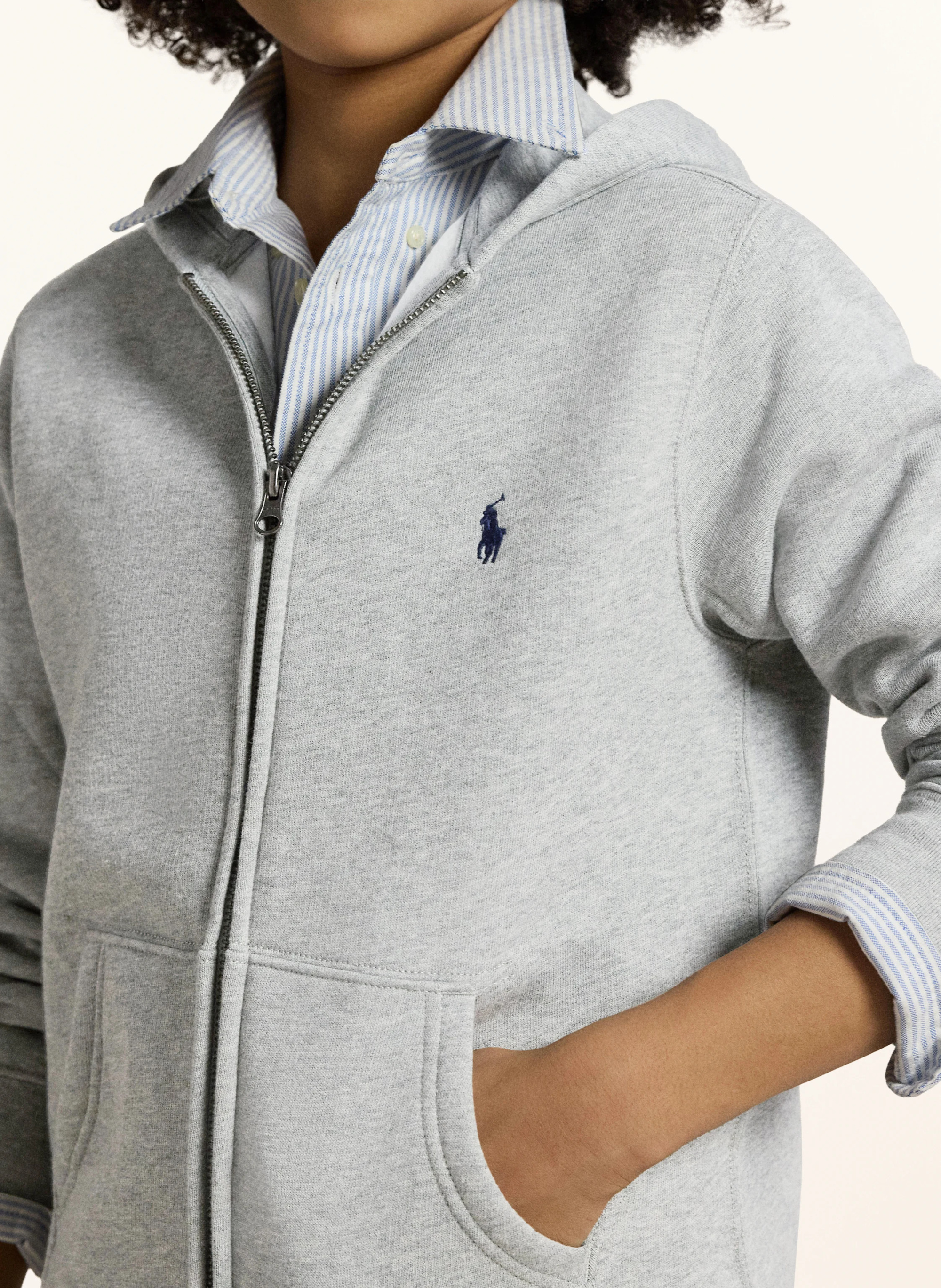 POLO RALPH LAUREN Sweatjacke – GRAU