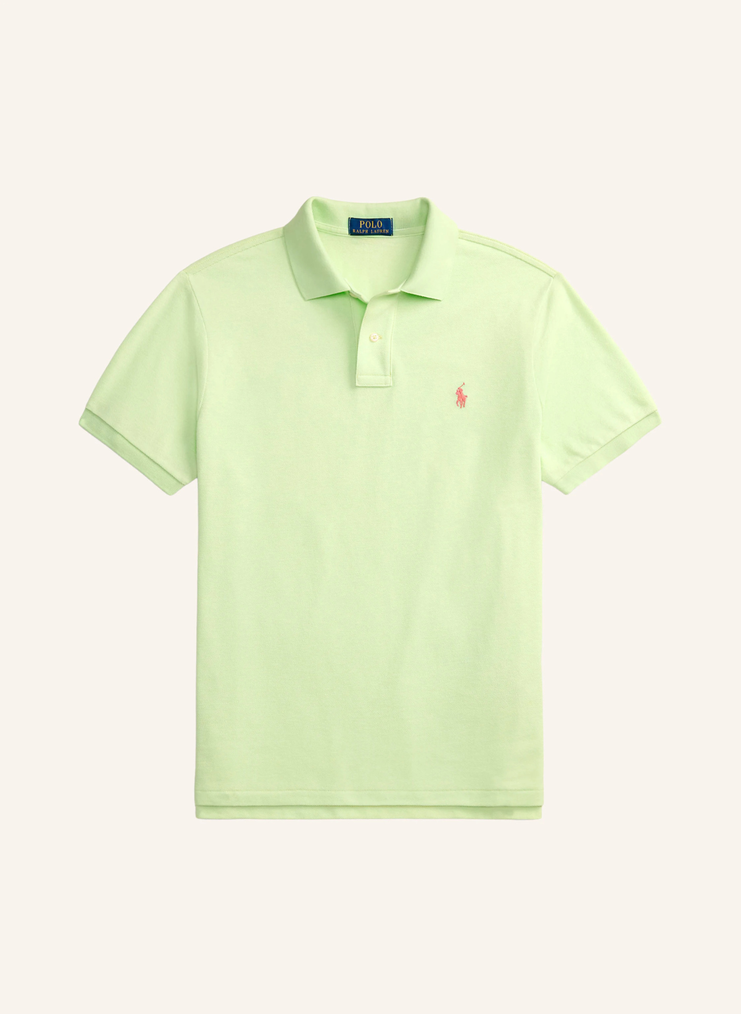 POLO RALPH LAUREN Piqué-Poloshirt Custom Slim Fit – NEONGRÜN