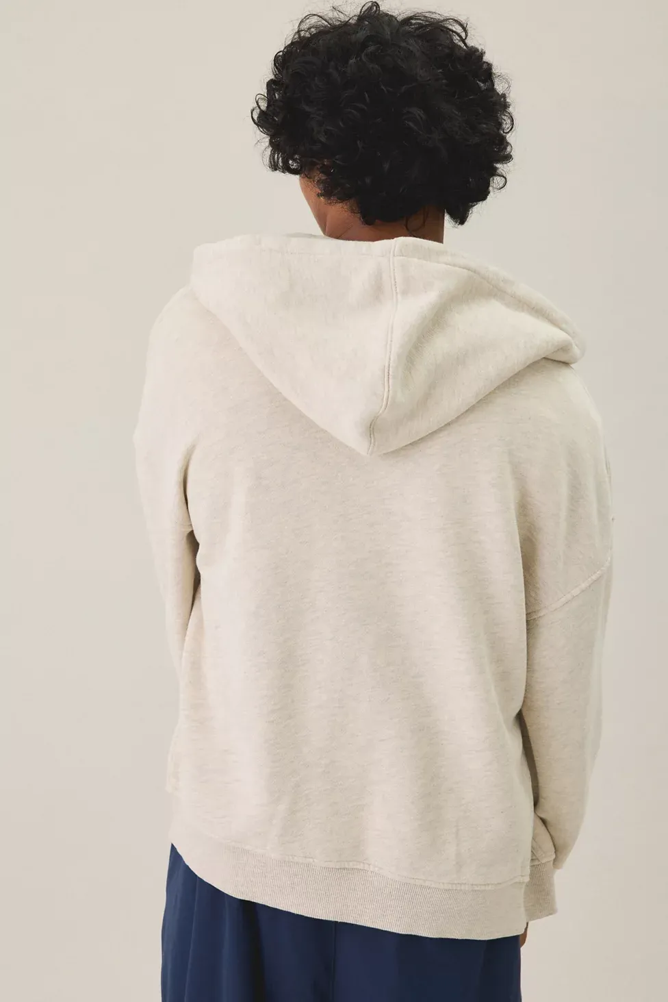 Standard Cloth Pregame Zip-Up Hoodie Sweatshirt - Oatmeal Heather