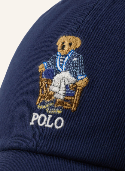 POLO RALPH LAUREN Cap – DUNKELBLAU / HELLBRAUN / WEISS