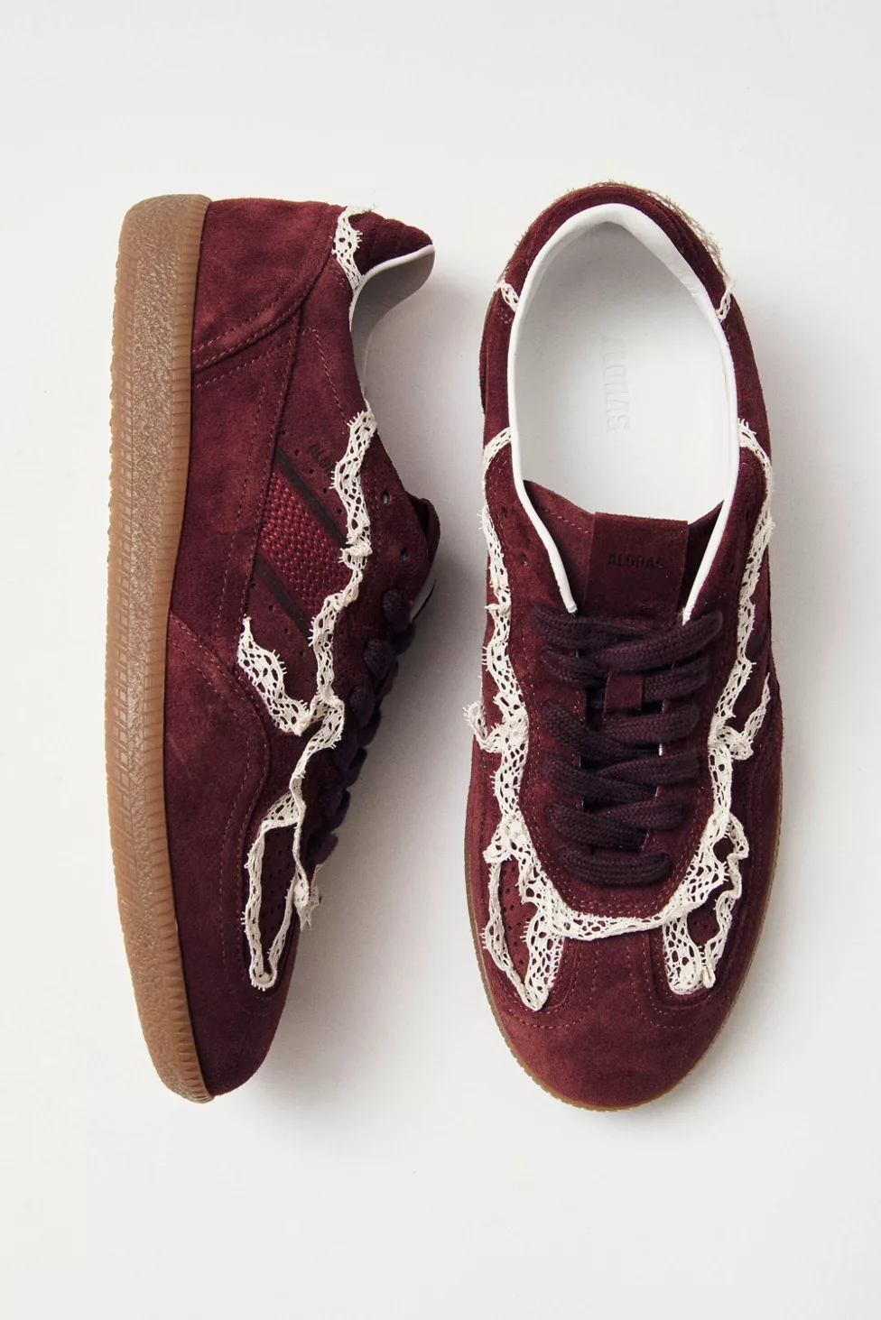 ALOHAS tb. 490 Leather Sneakers - Burgundy
