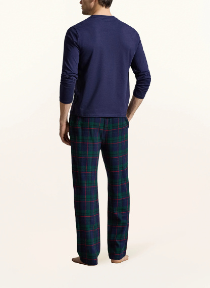 POLO RALPH LAUREN Schlafanzug aus Flanell – DUNKELBLAU