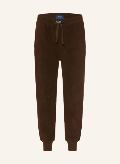 POLO RALPH LAUREN Lounge-Hose aus Fleece – DUNKELBRAUN