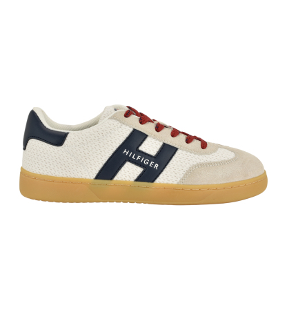 Tommy Hilfiger Women's Maisie Low Profile Lace-Up Sneakers - Ivory Multi