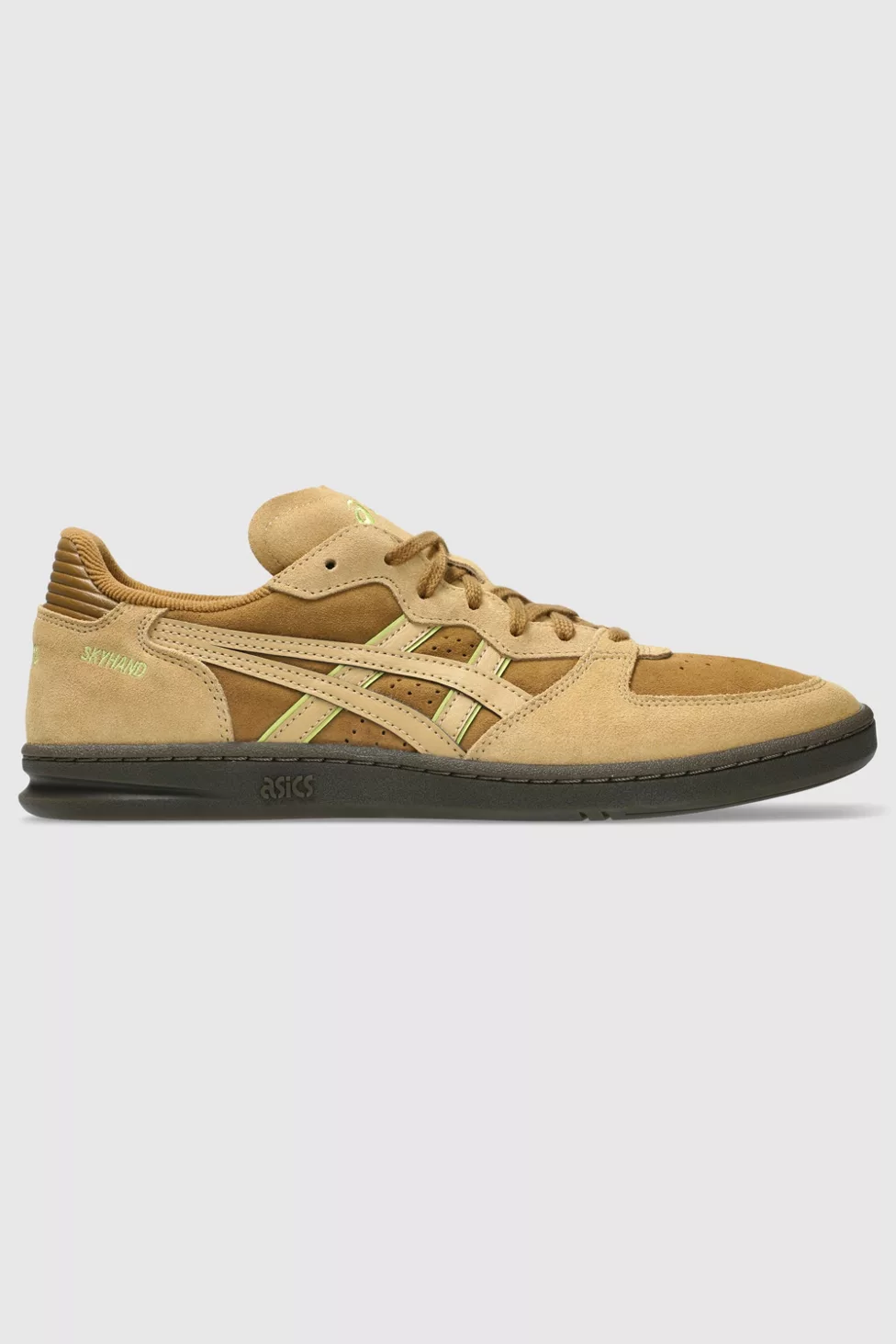 ASICS Skyhand OG Suede Sportstyle Sneakers - Walnut/Camel Beige