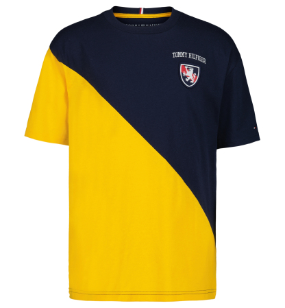Tommy Hilfiger Boys' 8-20 Color-Blocked Logo Graphic T-Shirt - Navy Blazer