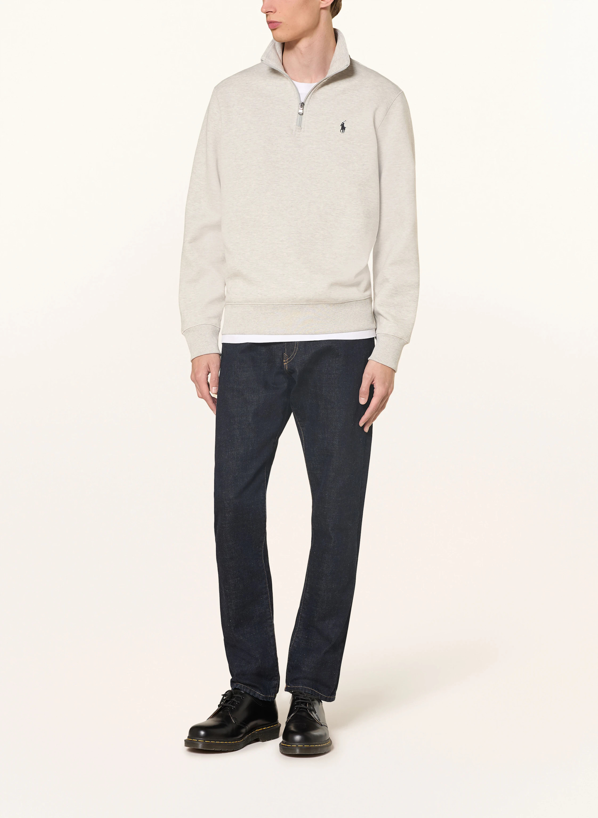 POLO RALPH LAUREN Jersey-Troyer – HELLGRAU