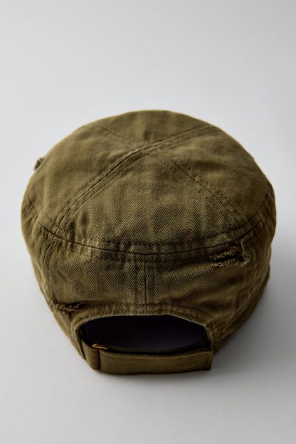 Canvas Vintage Wash Cadet Hat - Green