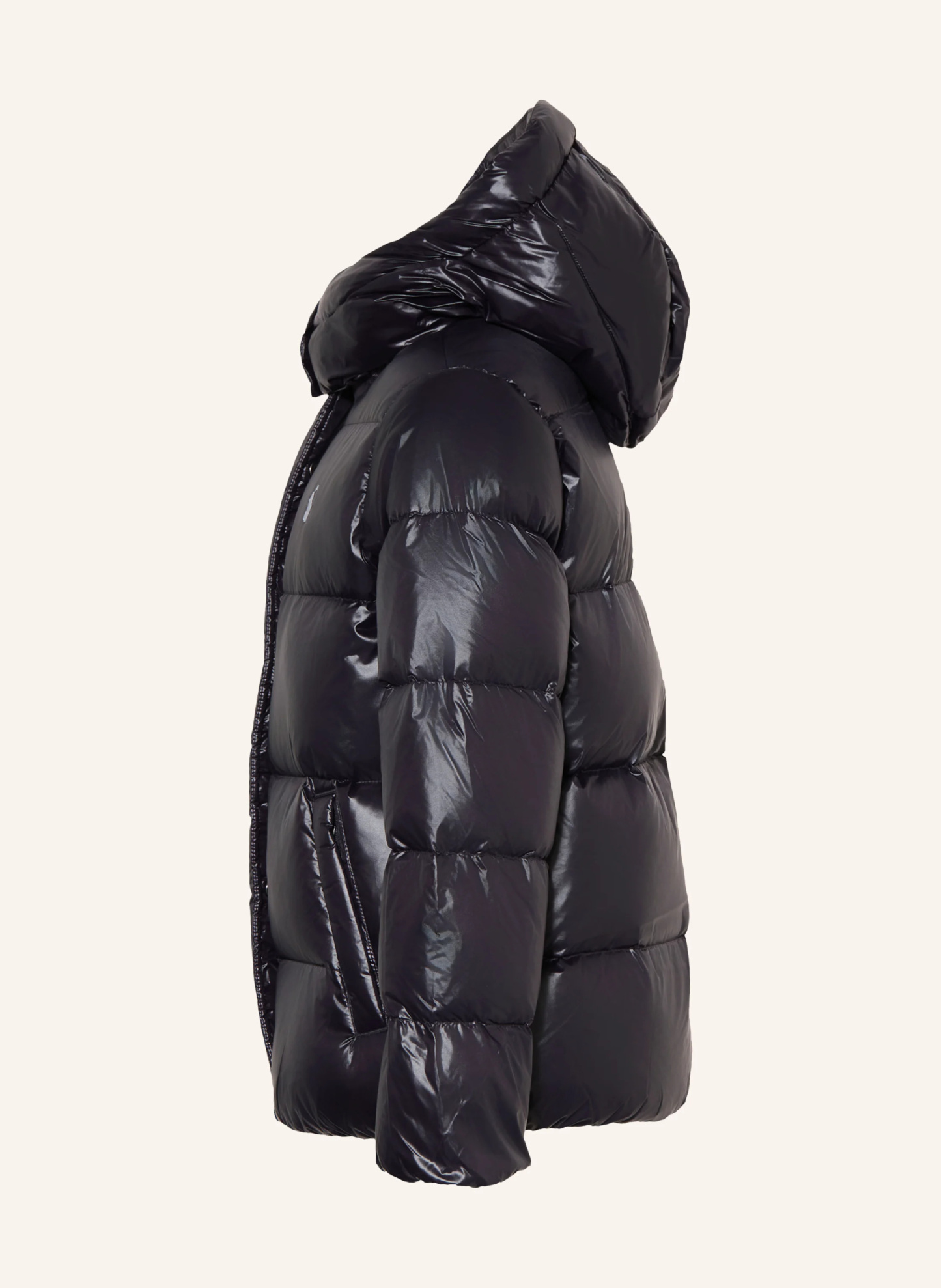 POLO RALPH LAUREN Daunenjacke mit abnehmbarer Kapuze – SCHWARZ