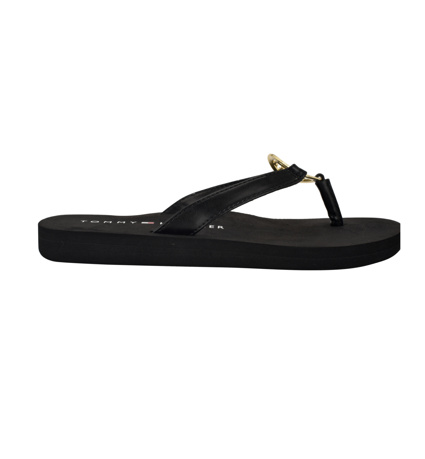 Tommy Hilfiger Women's Crelina Logo Flip Flop Sandals - Black