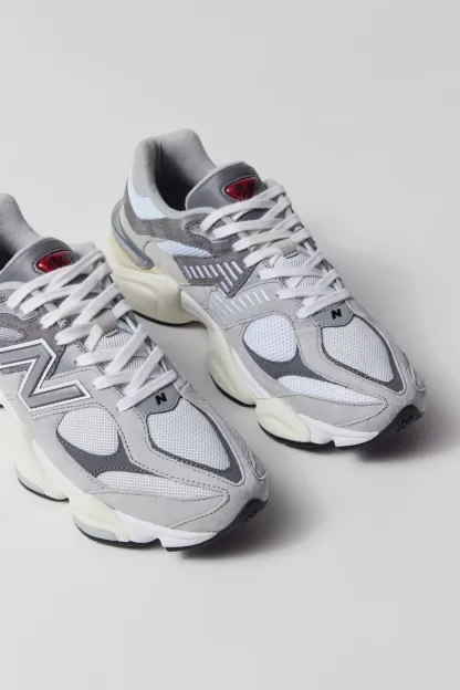 New Balance 9060 Sneakers - Rain Cloud with Castlerock and White